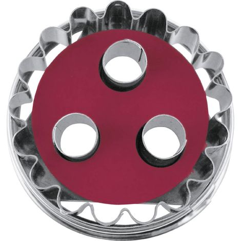 Städter Emporte-pièce Linzer 3 trous