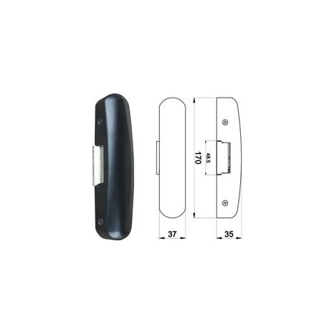 INCONTRI ELETTRICI PER PORTE ANTIPANICO 9540  colore nero    IBFM