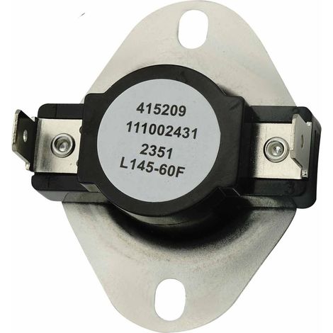 Interrupteur de régulation de température 111002431 L145-60F avec adaptateur à réarmement automatique, compatible Trane, remplaçable par 60TX11