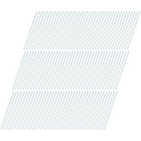 100 bâtons de colle thermofusible transparente de 7 x 200 mm pour réparations et loisirs créatifs. (1/5)