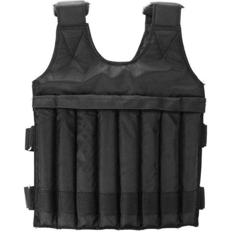 Gilet lesté de 15 kg ajustable (1/2)