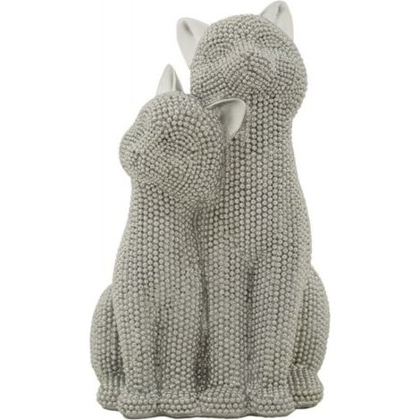 Gatti Sparky coppia, 13x10x21 cm