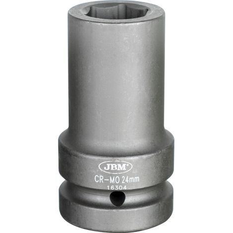 JBM16304 Vaso de impacto largo hexagonal 1" 24 mm