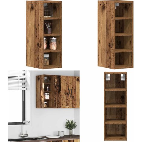 vidaXL Armoire suspendue vieux bois 20x29,5x60 cm bois d'ingénierie (1/5)