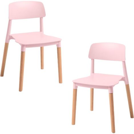 Packs Sillas Comedor - Pack 2 Sillas Estin - Rosa (1/5)