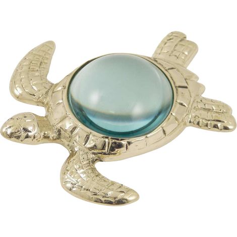 Loupe presse-papier tortue en laiton 11 cm (1/4)