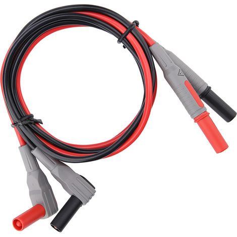 Irovami Ensemble de cordons de test pour multimètre numérique électronique P1300C avec pinces crocodiles et pointes de sonde remplaçables (1/5)