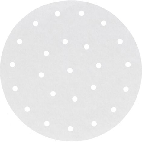 Ulisem 100 Stück rundes, antihaftbeschichtetes, ölabsorbierendes Papier, BBQ-Grillpapier für Fritteuse, tiefe Pfanne (18 cm) (1/3)