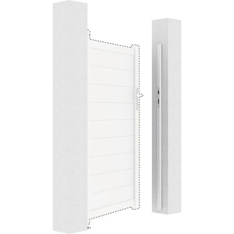 Kit d'inversion portillon coloris blanc EIGER/VOGEL/Design100x160CM