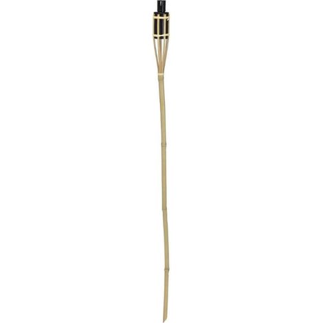 PROGARDEN antorcha bambu 120 cm natural , Antorcha bambu 120cm naturalAntorcha de jardín clavada en el suelo, de 120 cm de altura. - Fabricada en madera de bambú. - Dispone de