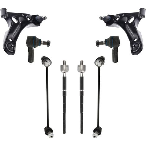 KIT BRACCIO OSCILLANTE 8 PEZZI COMPATIBILE CON NISSAN PIXO (UA0) 1.0 / Kit Sospensione Completo OE/OEM / Bracci Oscillanti + Testine Sterzo / Sostituzione Diretta OEM