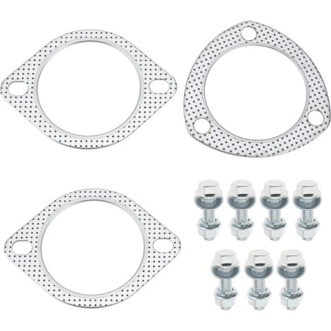 Kit de Joint D'échappement 76 Mm (3 Pouces) avec Boulons Et écrous Compatible avec Civic Compatible avec Integra (1/5)