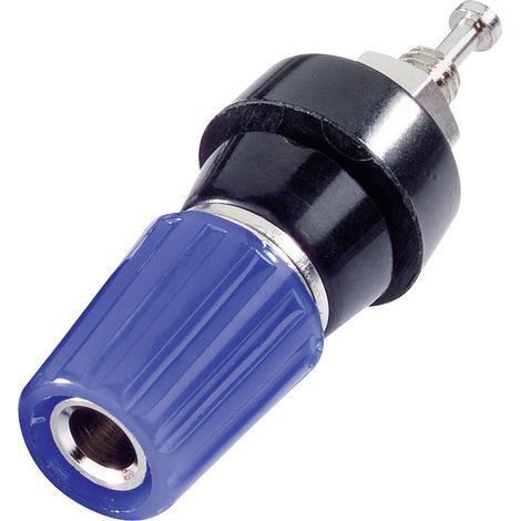 TRU COMPONENTS TC-R1-14M BL Polklemme Blau 10 A 1 St.