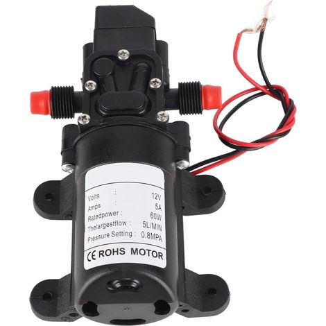 Pompe auto-amorçante, pompe de transfert de pompe à diaphragme Pompe à eau haute pression pour extérieur pour douche d'arrosage de jardin (1/5)