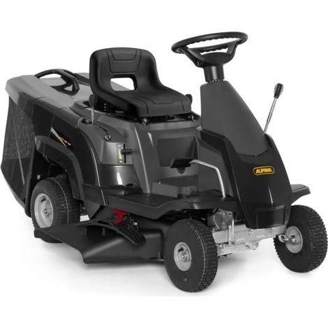 Tractor de césped Rider Alpina AT2 66 QA con recogedor de hierba