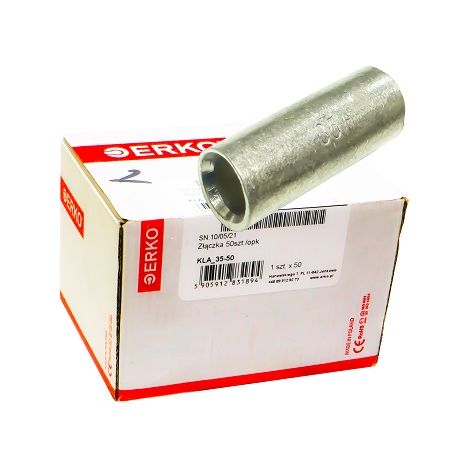 Manchon en cuivre non isolé KLA 35-50 erko 50 pièces. (1/2)