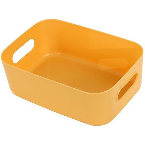 Jaunelot 1 Aufbewahrungsbox aus Kunststoff, verschiedene Farben, Aufbewahrungskörbe für Küche, Kleiderschrank, Büro, Badezimmer, Spielzeug, Zuhause (1/5)