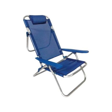 SPIAGGINA BIG 53X62XH102CM IN TEXTILENE BLU E ALLU