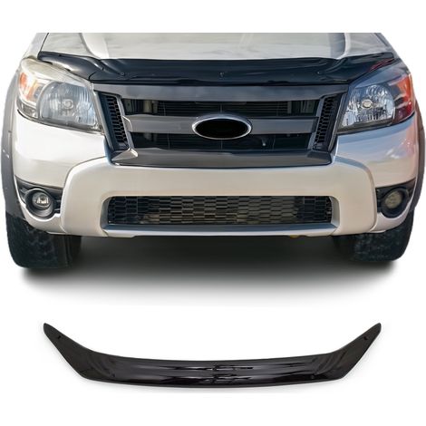 Deflecteurs d'air Capot de Voiture pour Ford Ranger 2009-2012 Acrylique Noir