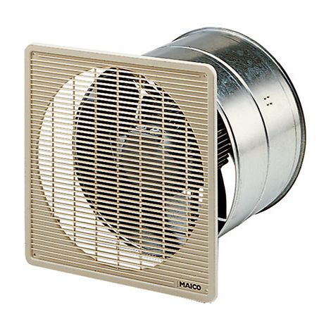 Axial-Wandeinbauventilator EZF 50/8 B Unterputz, Wechselstrom, DN500 von Maico - 0085.0061 (1/3)