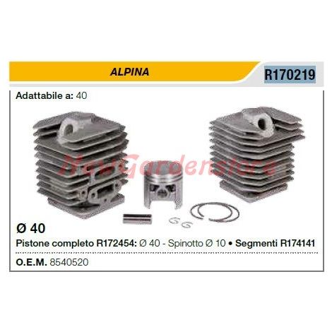 Pistone cilindro motosega 40 compatibile ALPINA 8540520