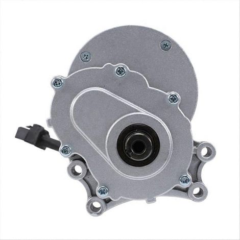 Moteur à balais basse vitesse 250 W 24 V 75 tr/min, arbre long de 44 mm, diamètre d'arbre de 17 mm, pour fauteuil roulant (CC G-SFYGV) (1/5)