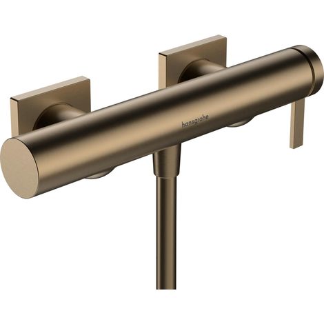 Mitigeur de douche apparent, Robinet douche 1 sortie, Mitigeur monocommande, Bronze brossé, 73620140 (1/5)