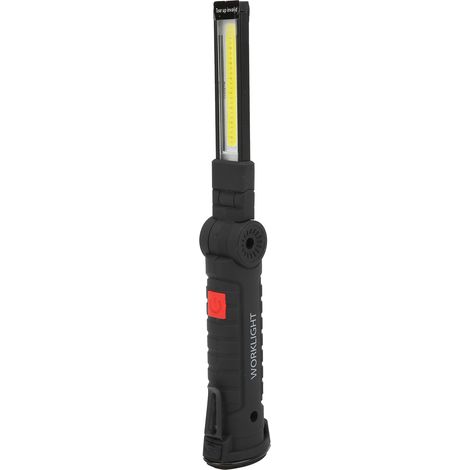 Multifunktionale und faltbare wiederaufladbare USB-Taschenlampe, COB-LED-Arbeitsleuchte für Camping (1/5)