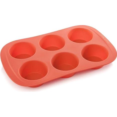 Molde de silicona para muffins, 6 piezas, Delicia Tescoma