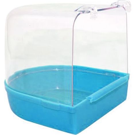 Baignoire pour oiseaux de compagnie, accessoires pour cage de perroquet, perruche, canari, conure (1/5)