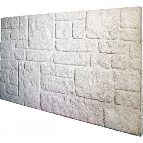 NORDICA panneau imitation pierre en EPS résiné Dimension 100x50 cm Épaisseur 2 cm