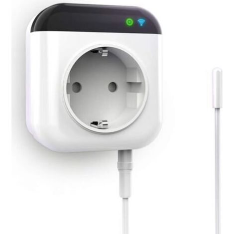 Programmable WiFi thermostatic socket with sensor, WiFi digital control socket with application (1/5)