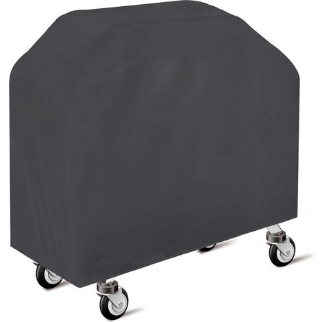 Housse de barbecue imperméable 100 x 60 x 150 cm – Tissu oxford 210D avec revêtement PU – Résistante aux UV et déchirures – Noir – Fuienko