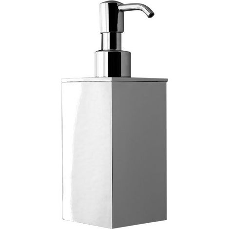 Dosatore di sapone liquido da bagno a parete linea picasso in ottone cromato - accessori bagno