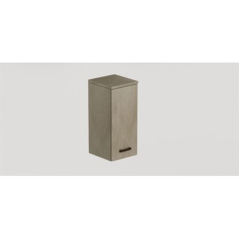 Meuble Haut Buanderie en Kit Argile 36 x 38 x H 77 cm � 1 Porte avec Chant en ABS Laundry