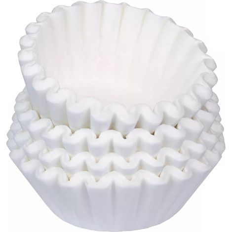 100 Stück Kaffeefiltertüten, flache Papiertüten, geeignet für Kaffeemaschinen, für die Zubereitung großer Mengen, W250