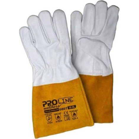 GUANTI PELLE PER SALDATURA TIG  TG.10