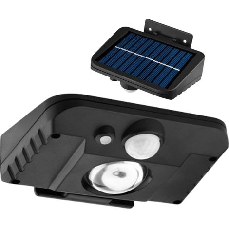Lumières Solaires Extérieures Luminaires Muraux Solaires Rotatifs à 120° Pour Extérieur Projecteur Étanche Pour Allée Clôture Jardin Terrasse Cour Éclairage Paysager Pour Driveway