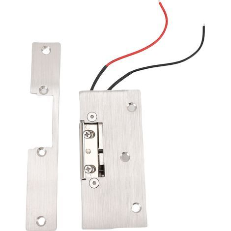 Electronic fail-safe lock with adjustable aluminum alloy jaw for commercial and residential buildings, 12V DC (1/5)