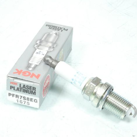 Bougie d'allumage NGK pour moto PFR7S8EG / 1675 Neuf (1/2)