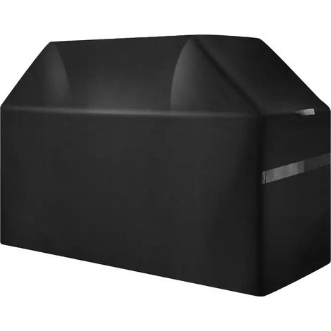 Grillabdeckung, Wasserdicht, Langlebig 600D Polyester, schwarz (1/2)