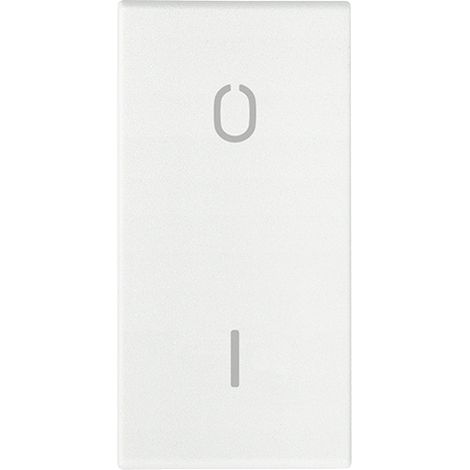 Vimar - 19021.99.B - Tasto 1M simbolo O I bianco Vimar Arkè 19021.99.B