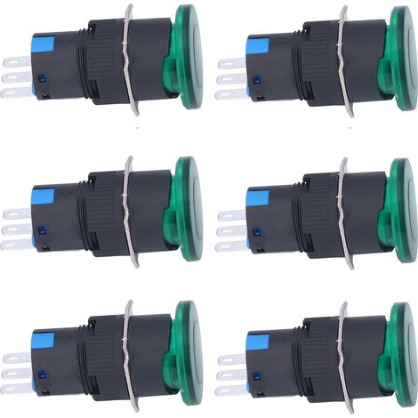 25-teiliges Zubehörset mit kurzzeitigen, selbstrückstellenden Drucktastern (16 mm, 3-polig) für das Gerät BEM-LA16-11M-G (1/5)