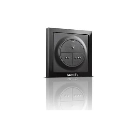Somfy – Commande de pilotage mural RTS 3 canaux – Compatible avec portail, garage, éclairage – Installation facile sans contraintes – Tout terrain