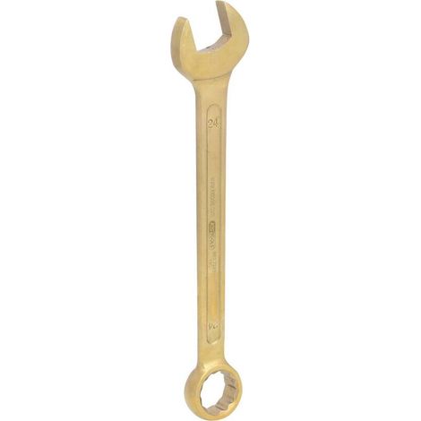 [NEUWERTIG] B-Ware KS Tools Ring-Maulschlüssel 24mm Aluminium funkenfrei korrosionsbeständig 270mm (1/2)