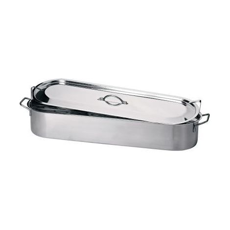 Poissonnière Baumalu inox 60 cm grille perforée amovible (1/4)