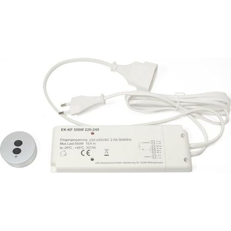 L&S HV-Funkschalterset 230 V 575 W weiß - 2000459
