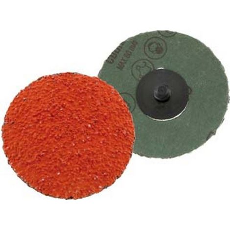Muela Roloc (TM) Cubitron (TM) 785C, Grano : 60, Ø 76,2 mm, color naranja