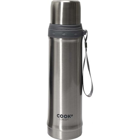 Bouteille de transport isotherme 50 cl Planet Gris (1/5)