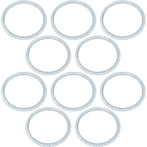 10 bagues de conversion de douilles de lame de scie, bague adaptatrice d'espacement en acier pour meuleuses d'angle, lames de scie circulaire, outils de menuiserie, 30 x 25,4 mm (1/5)